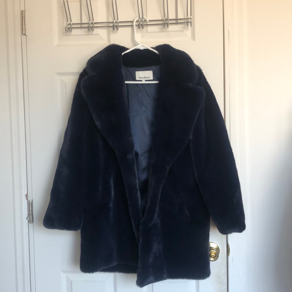 Soft navy blue coat